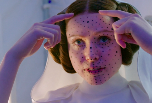 Ingvild Deila, durante el rodaje de «Star Wars: Rogue One»