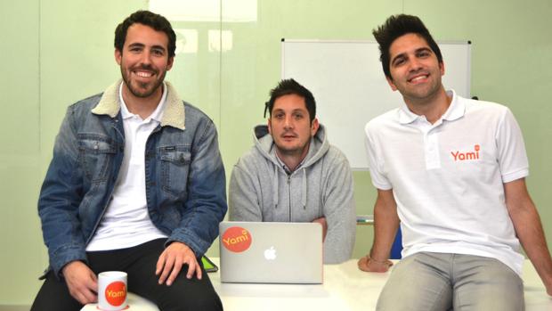 Los tres jóvenes andaluces creadores de Yami