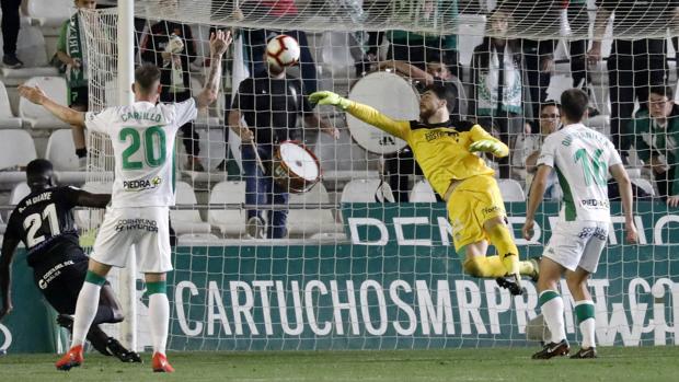 Abad, en un lance de esta temporada