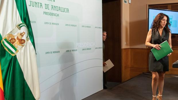 La consejera de Igualdad, Rocío Ruiz, este martes en San Telmo