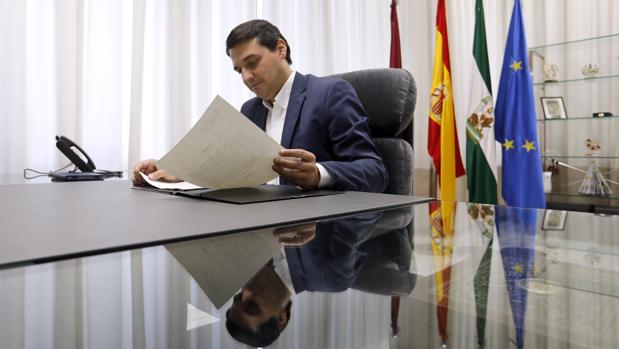 Bellido, en el despacho de Alcaldía