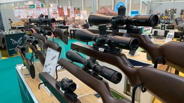 Armas expuestas en Ibercaza