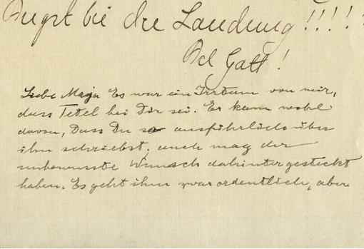 Una carta de Einstein y su esposa en pleno asedio nazi se 