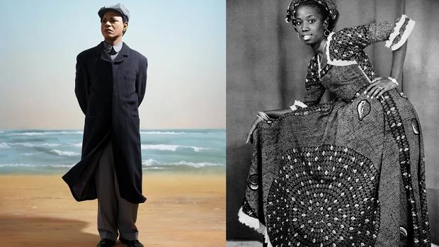 «Emperador de África», de S. Fosso, y foto de «Studio African Photo», de Mama Casset