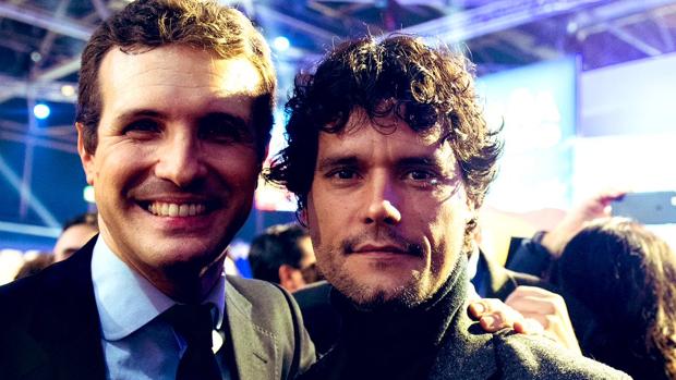Pablo Casado y Miguel Abellán, en la Convención Nacional del PP en Madrid