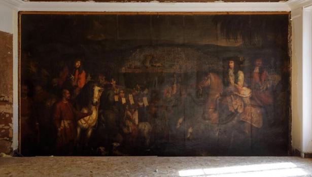 La investigación sobre el cuadro ha determinado que se trata de un óleo sobre lienzo pintado en 1674