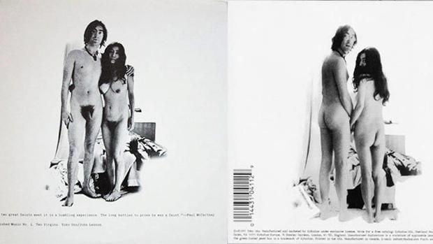 POrtada y contraportada de «Two Virgins»