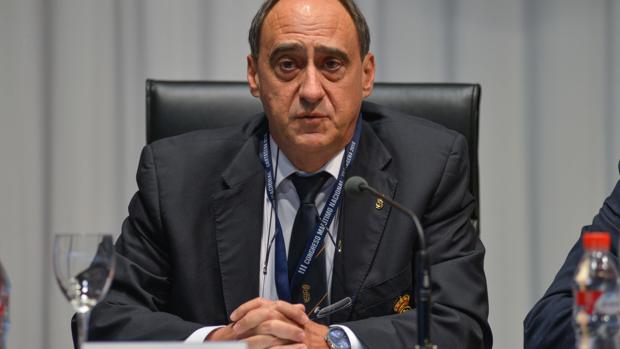 Juan Díaz Cano, presidente de la Real Liga Naval Española