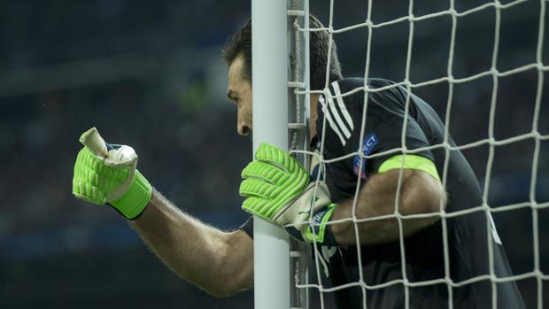 Buffon, en el Santiago Bernabéu