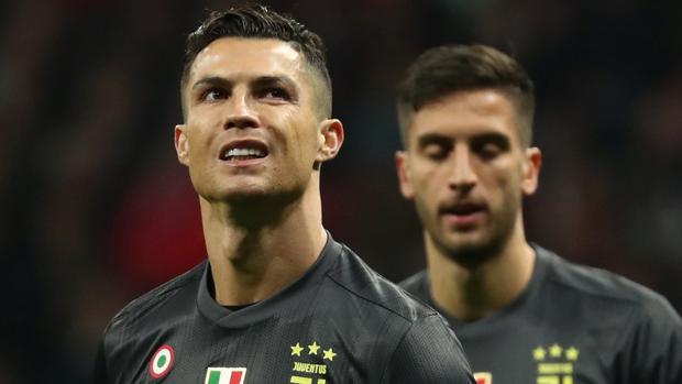 Cristiano Ronaldo, en el Wanda Metropolitano