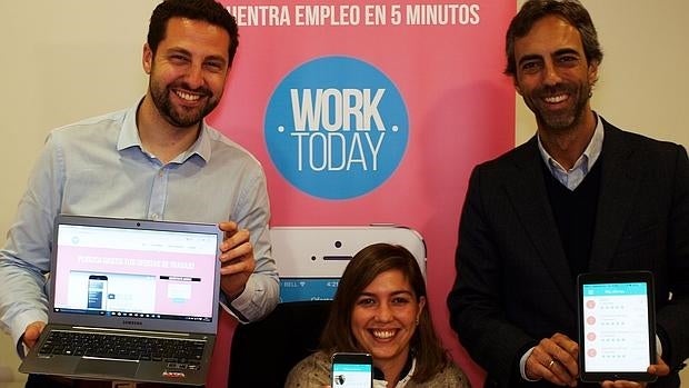 El equipo de la aplicación Worktoday