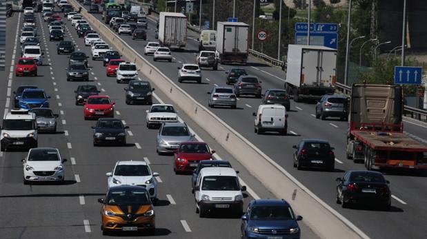 Operación salida desde la capital de España