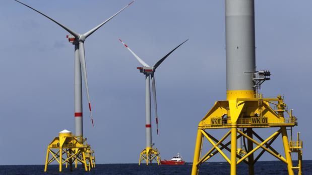 Parte de los 70 aerogeneradores empezaron a generar electricidad en diciembre