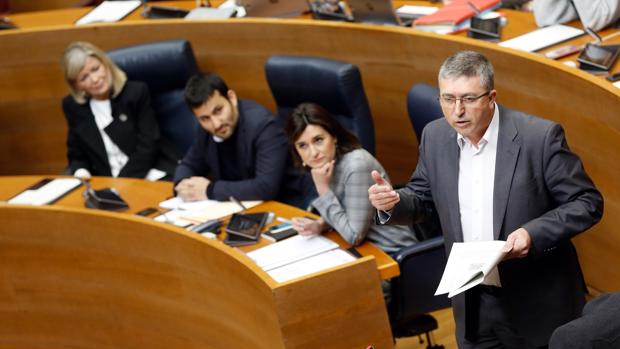 Rafa Climent, en las Cortes, en una imagen de archivo