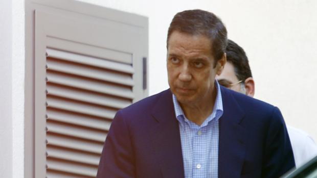 Imagen de Eduardo Zaplana tomada tras su detención