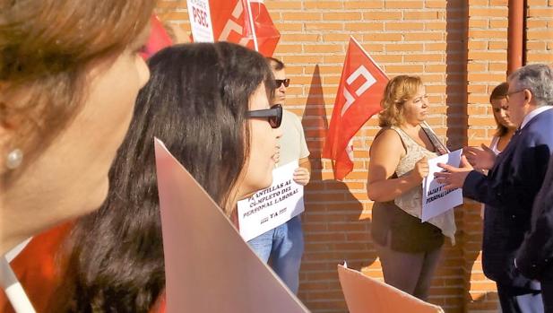 Felpeto furante su visita a los institutos de Talavera