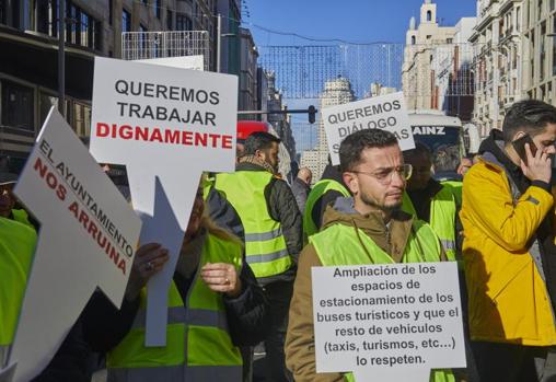 Algunas de las pancartas que llevaban los manifestantes