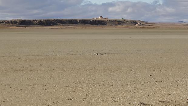 Paisaje árido en pleno invierno por la falta de lluvias