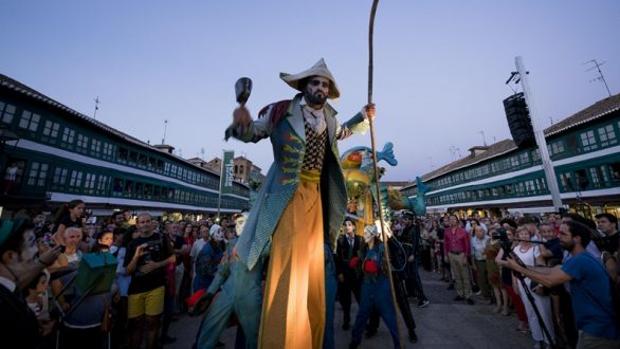 Una actuación en la Plaza Mayor de Almagro (Ciudad Real)