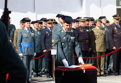 Toma de posesión del nuevo responsable de la Guardia Civil en la provincia de Alicante
