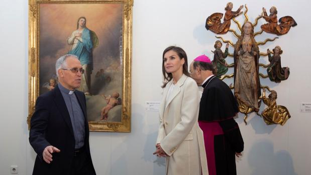 La Reina Letizia inaugura en Lerma «Angeli», la nueva muestra de Las Edades del Hombre