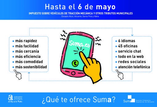 Cartel informativo de la campaña de cobro voluntario de los impuestos municipales