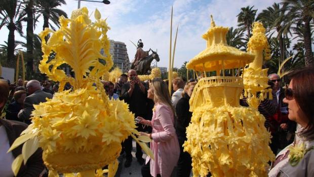 Procesión de las Palmas en Elche