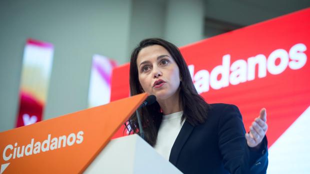 Inés Arrimadas, portavoz de Ciudadanos