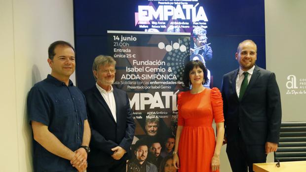 Miguel Navaro, Eloy Arenas, Anabel García y Adrián Ballester