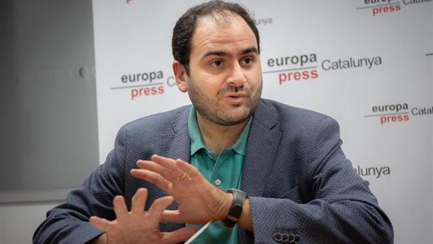 El presidente de Societat Civil Catalana (SCC), Fernando Sánchez Costa, durante una entrevista para Europa Press