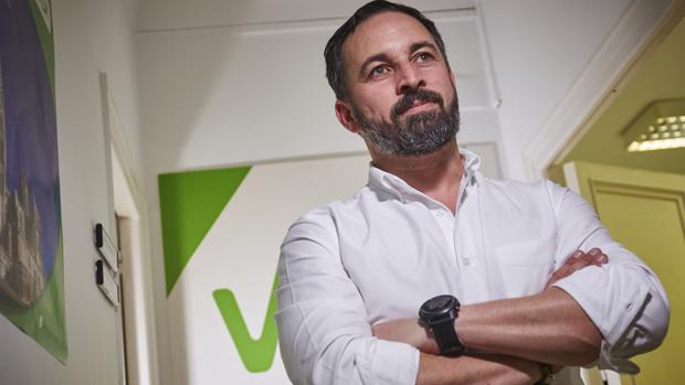 El líder de Vox, Santiago Abascal