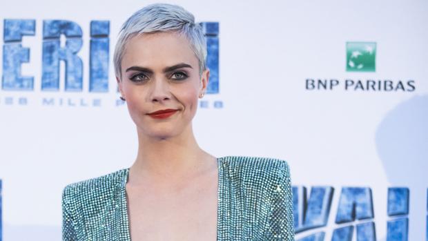 Delevingne en la premiere de la película «Valerian y la ciudad de los mil planetas»