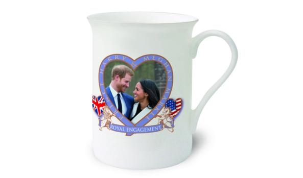 La taza de «merchandising» de la boda del principe Harry y Meghan Markle