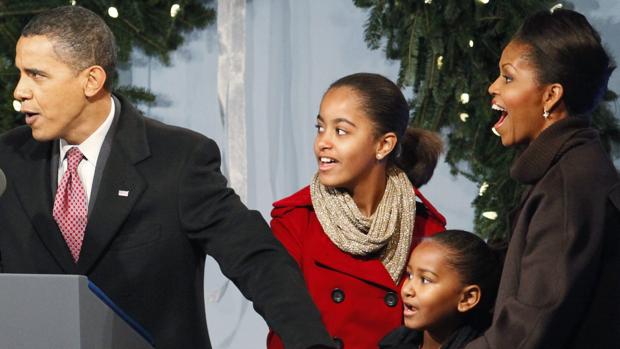 La familia Obama