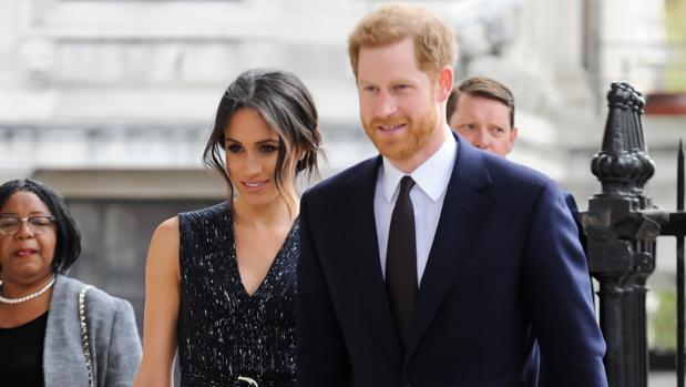 El Príncipe Harry y su prometida, Meghan Markle