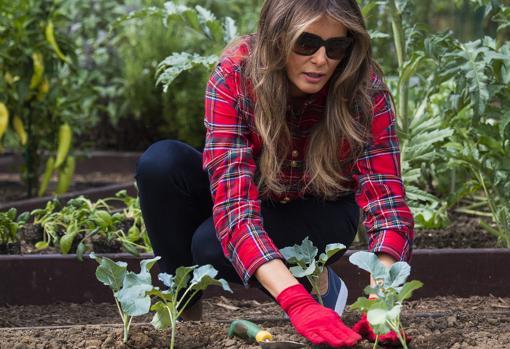 Melania Trump, el pasado año