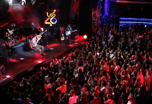 Melendi, anoche en el Teatro Barceló de Madrid