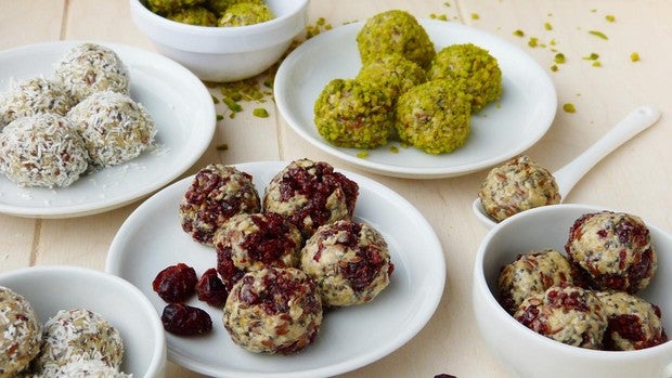 Energy balls para picar en la oficina.