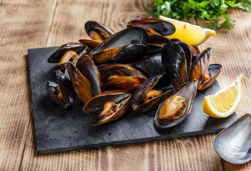 Mejillones al vapor, entrante de Navidad.