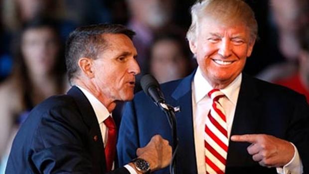 Michael Flynn con Donald Trump