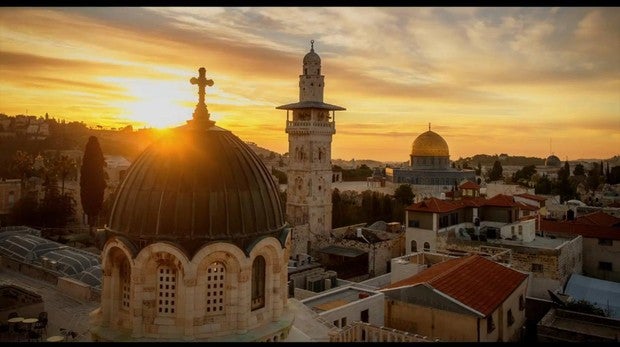 Amanecer en la Ciudad Vieja de Jerusalén