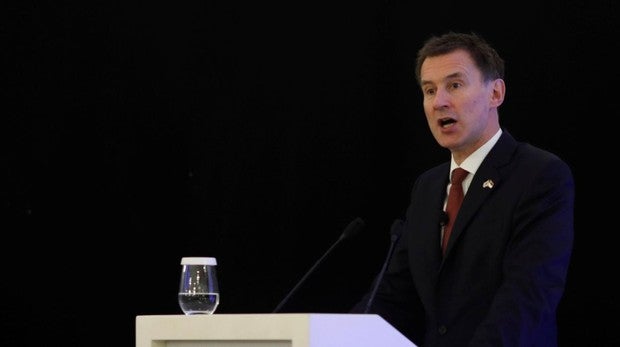 El ministro de Exteriores, Jeremy Hunt, durante una conferencia en Singapur sobra la etapa post-Brexit