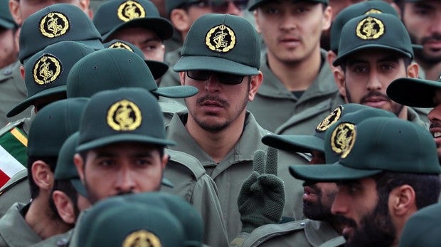 Efectivos de la Guardia Revolucionaria iraní
