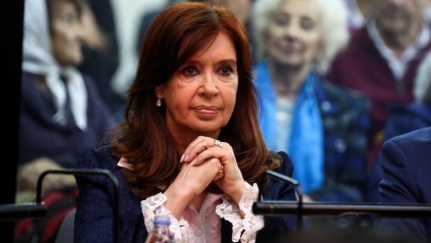 La expresidenta de Argentina Cristina Fernández, antes del inicio de un juicio por corrupción en Buenos Aires