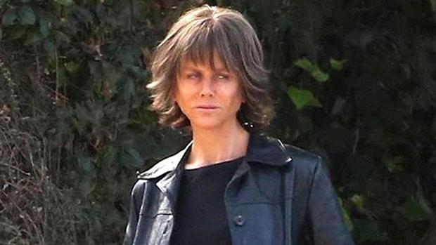 Nicole Kidman en el set de «Destroyer»