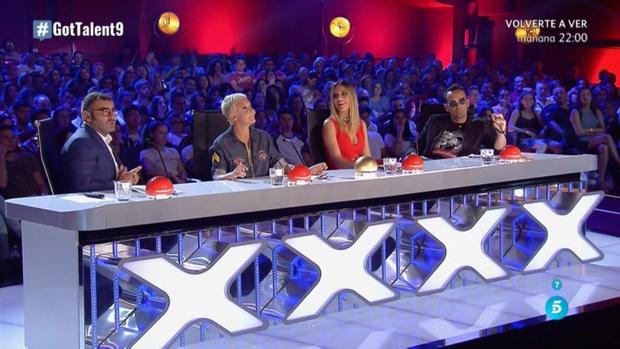 El jurado de Got Talent en un momento de la gala