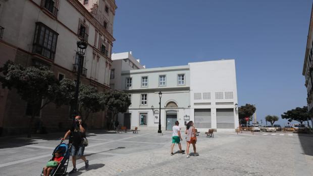 La plaza de Argüelles, ya peatonalizada