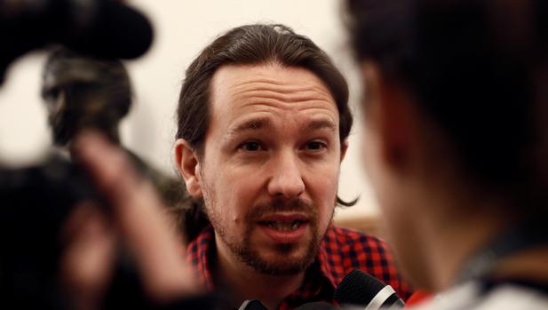 Pablo Iglesias, en el Congreso de los Diputados.