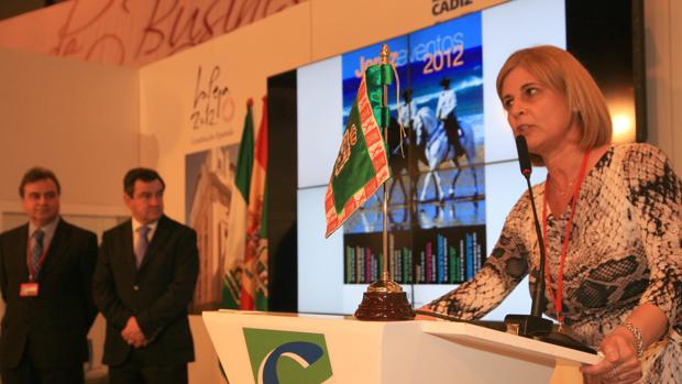 García-Pelayo, en una de sus visitas a Fitur