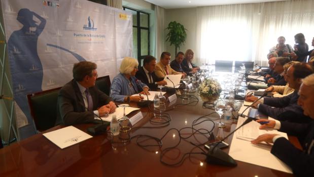Reunión entre los presidentes de los puertos andaluces.